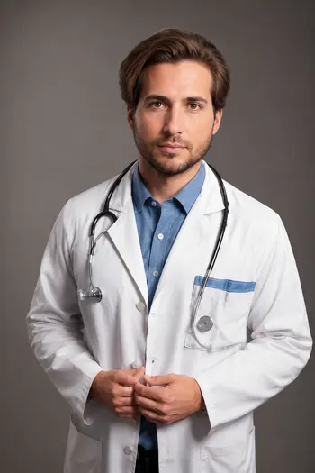 Portrait of Dr. Darren Michaels, doctor at the clinic